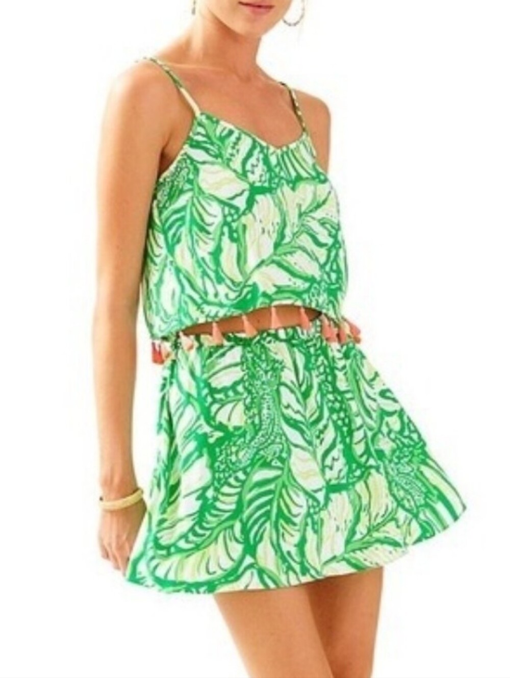 Lilly Pulitzer "Ramona" Crop Top And Skort Set NWT